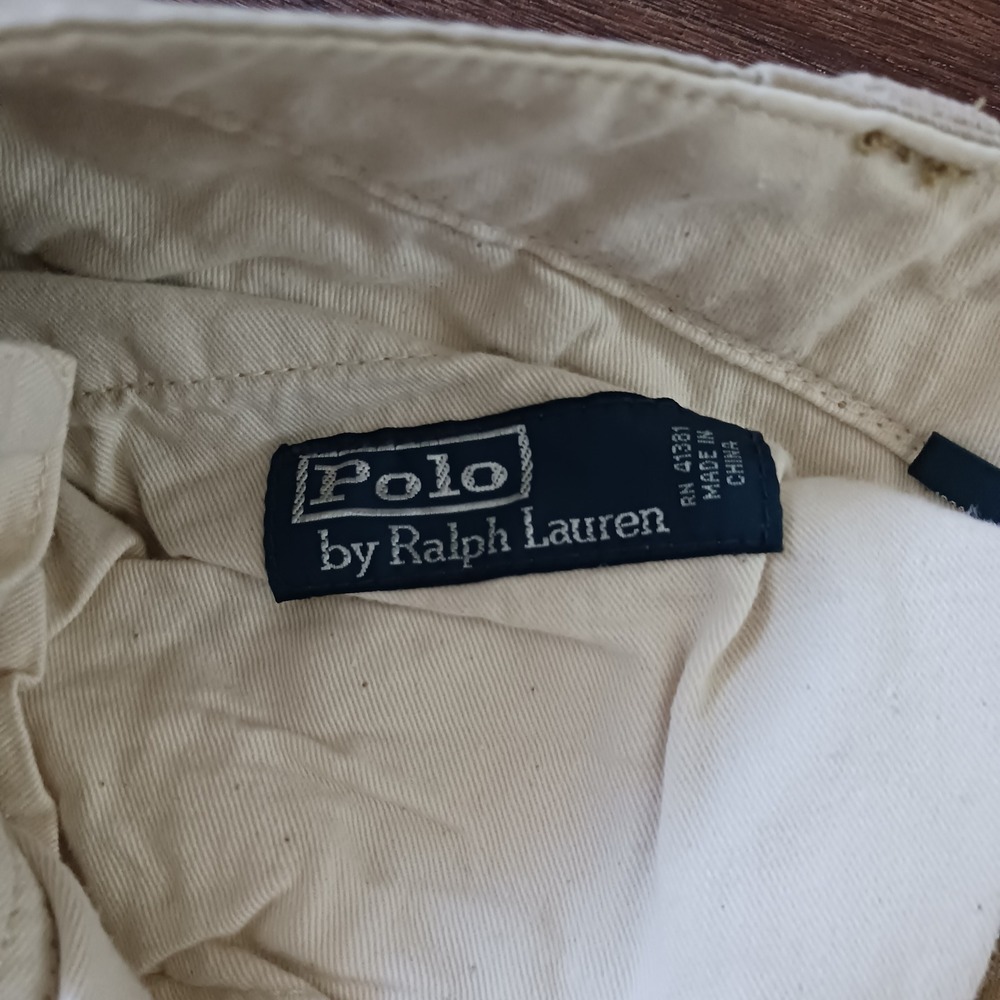 Polo Ralph Lauren Mens Khaki Herringbone Twill Cargo Pants Utility Military‎ Tan - Picture 7 of 11